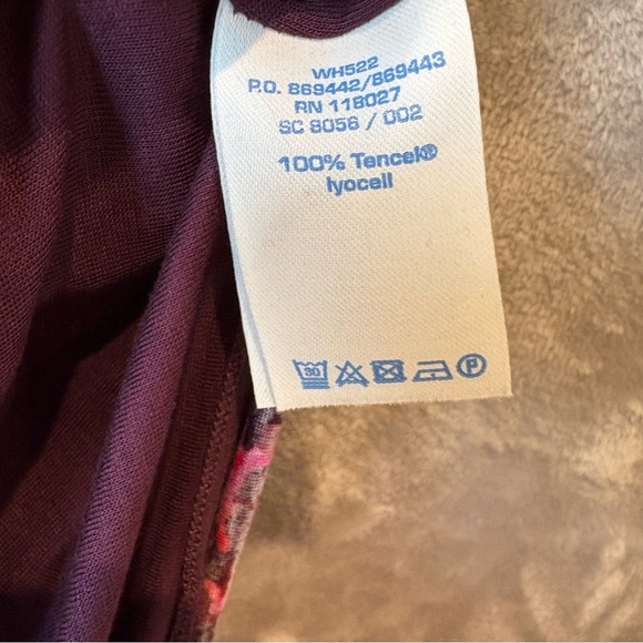 Boden Wrap Cocktail Dress Red and Black Long Sleeve V-Neck Wmn’s 4L - Picture 10 of 12